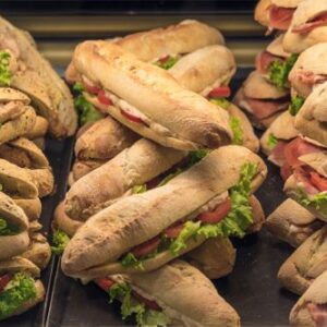 Baguette charcuterie crue