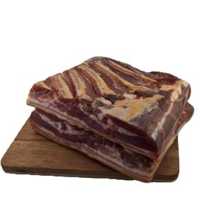 Lard fumé maison