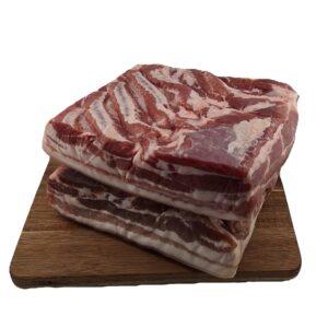 Lard salé maison