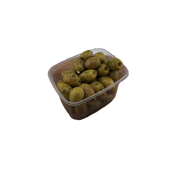 Olives au basilic