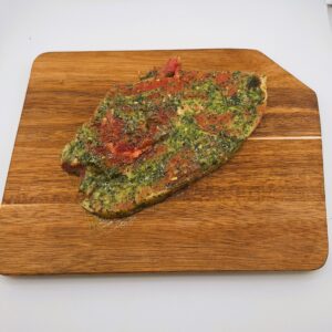 Tranche de gigot d'agneau à l'ail